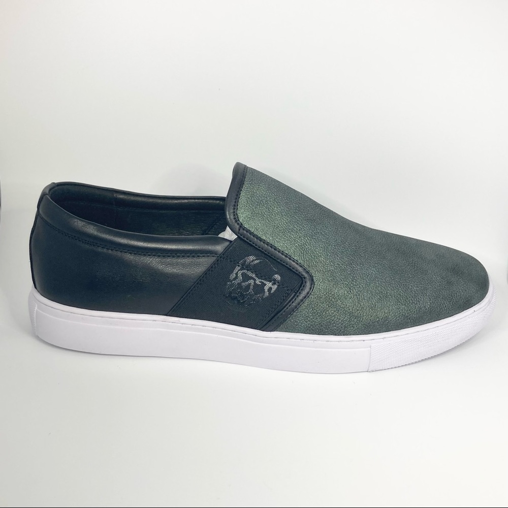 New Robert Graham Leather Slip On Sneakers (without box)